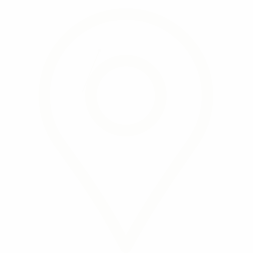 Weißes Standortmarkierungssymbol auf schwarzem Hintergrund.