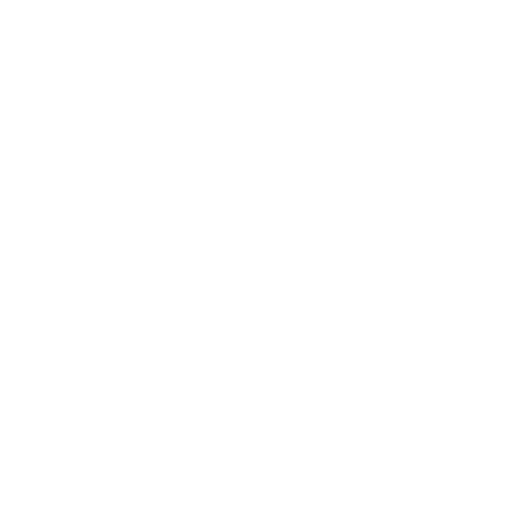 Weißes Symbol eines Croissants auf schwarzem Hintergrund.